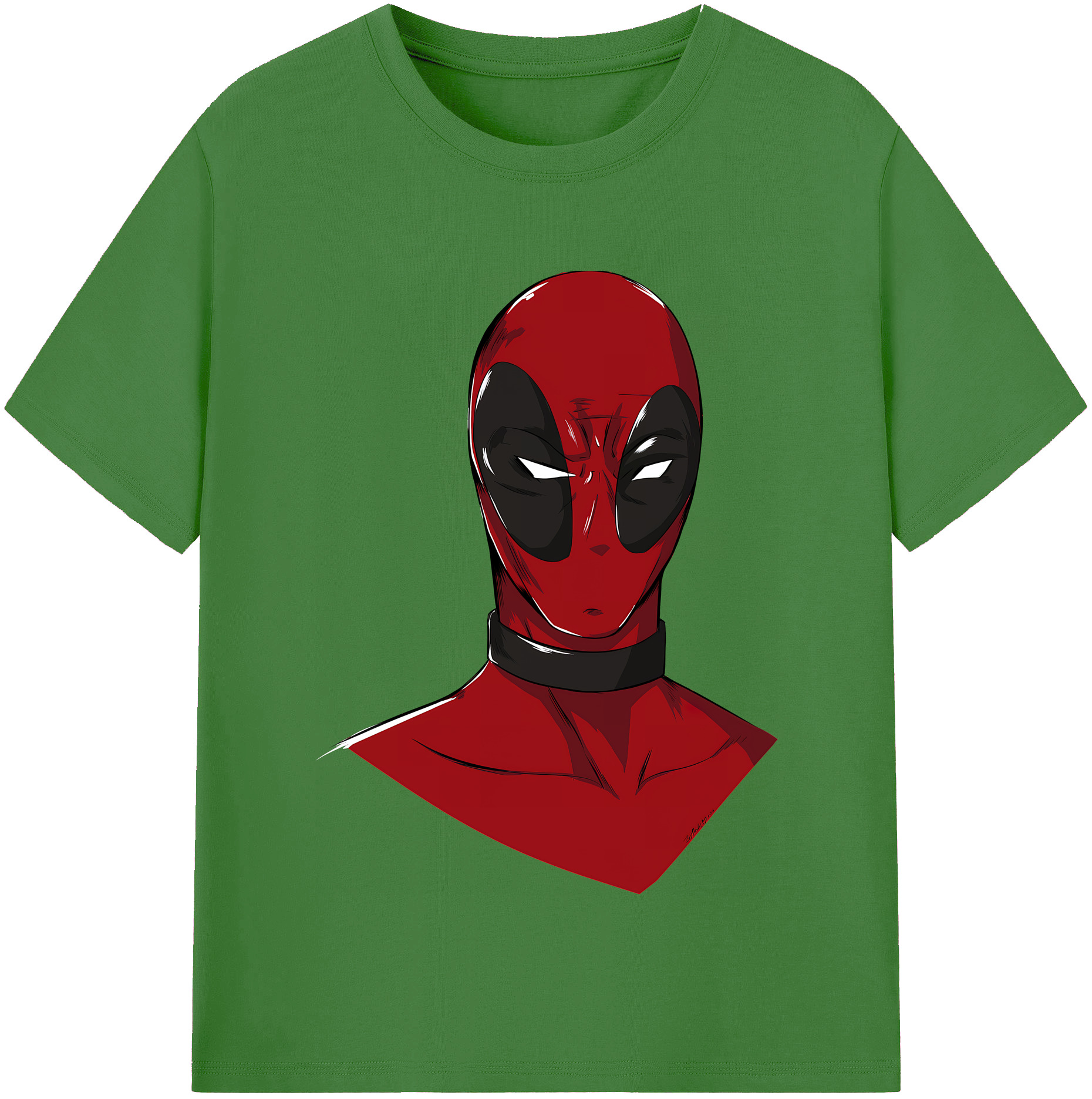 （画像用） Deadpool デッドプール レディースカジュアルプリントTシャツ（綿100％）